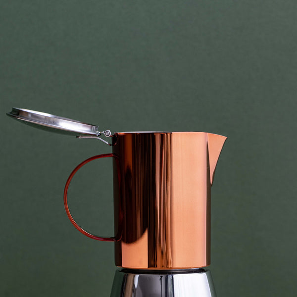 La Cafetière 4 Cup Copper Stovetop Espresso Maker - Stainless Steel, Gift Boxed image 5