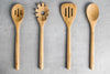 KitchenAid 4-Piece Bamboo Tool Set with Solid Spoon, Slotted Spoon, Slotted Turner and Pasta Server image 2