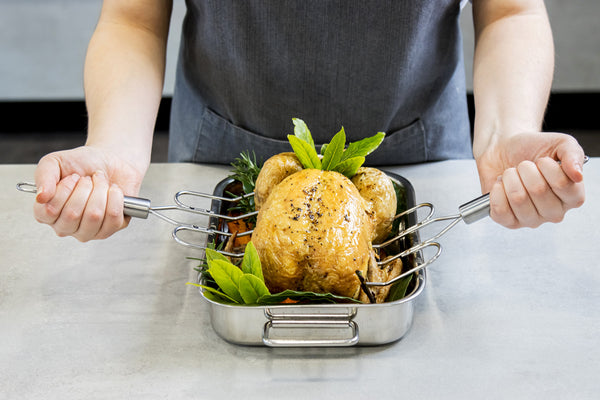 MasterClass Pair of Stainless Steel Oven Forks image 3