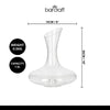 BarCraft Deluxe 1.5 Litre Glass Wine Decanter image 9