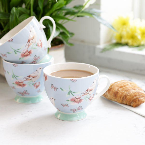 KitchenCraft China Blue Birds Mug image 8