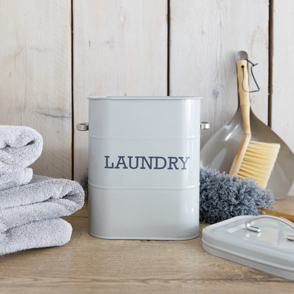 Living Nostalgia French Grey Laundry Tin image 6