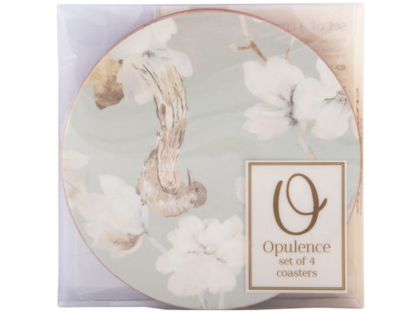 Creative Tops Duck Egg Floral Pack Of 4 Round Premium Coasters image 4