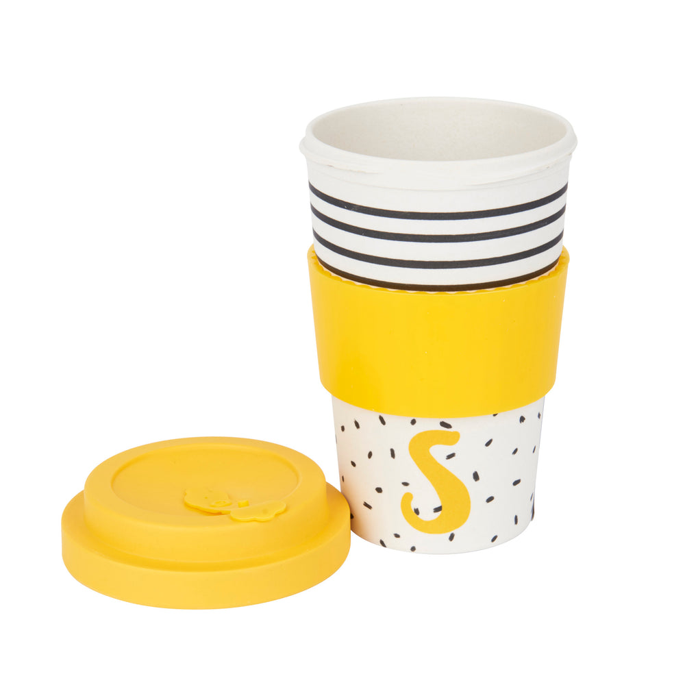 KitchenCraft 410ml Bamboo A to Z Letter 