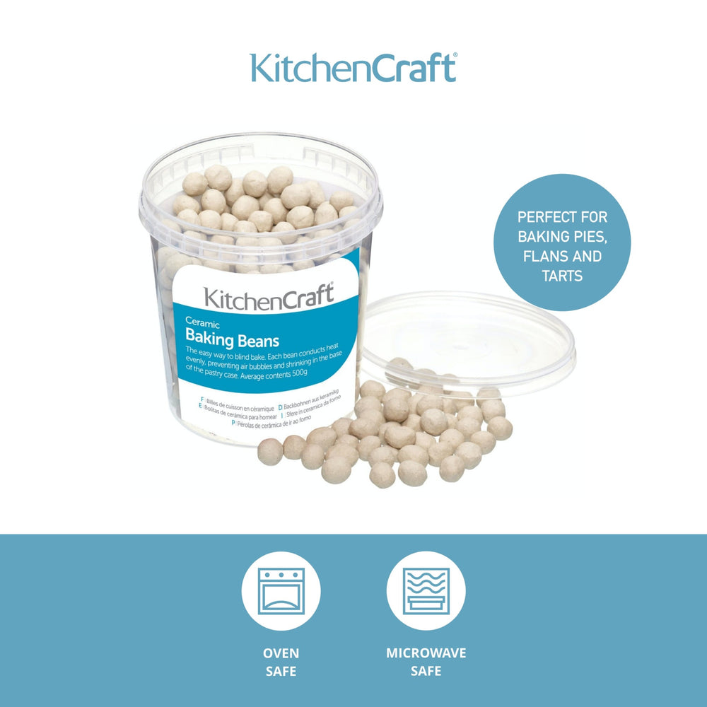 KitchenCraft Tub of Ceramic Baking Beans (500g)