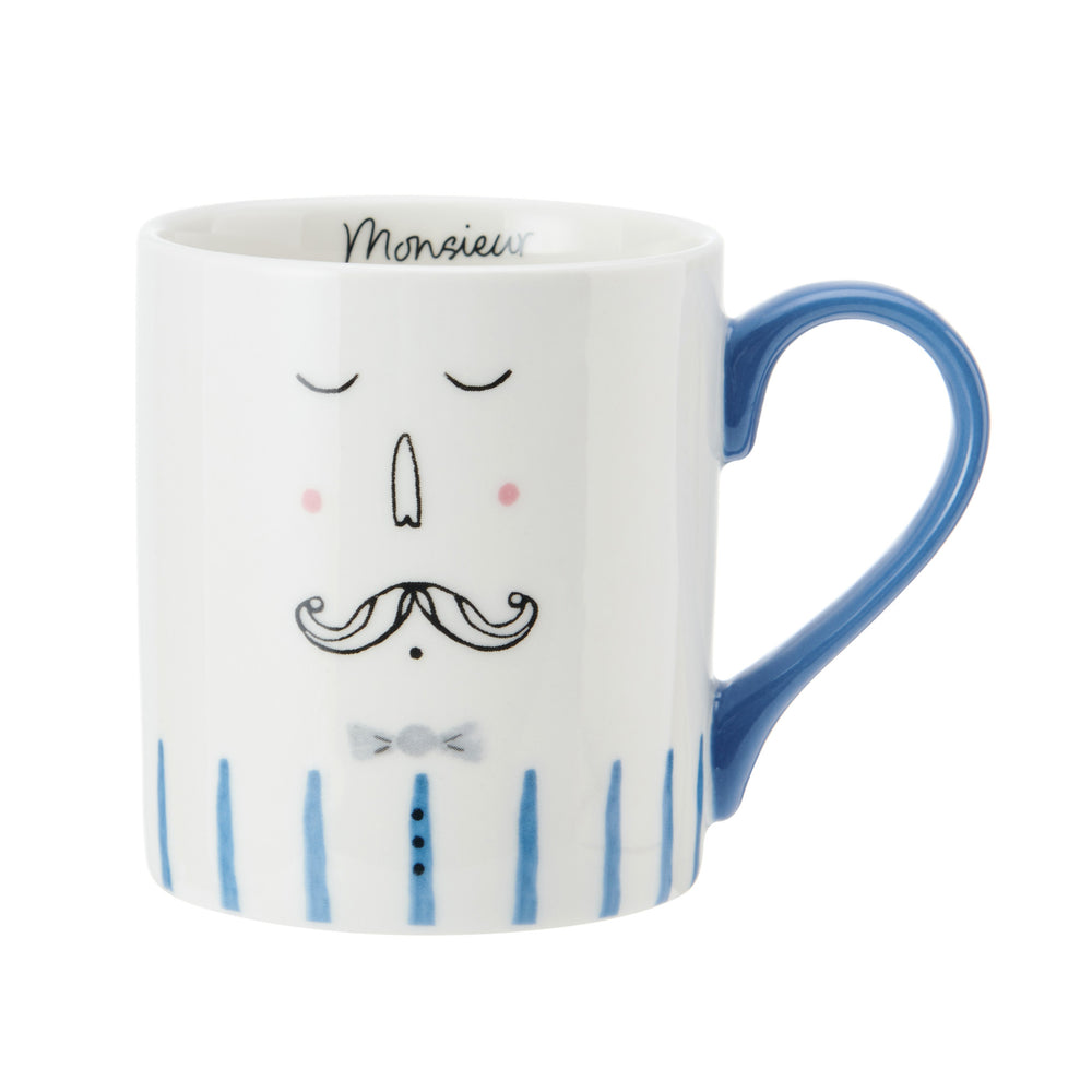 Mikasa Monsieur Straight-Sided Porcelain Mug, 280ml image 1