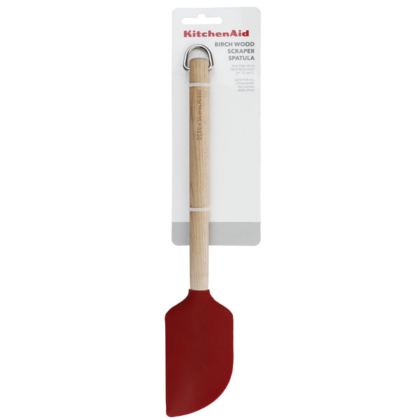 KitchenAid Birchwood Scraper Spatula - Empire Red image 4