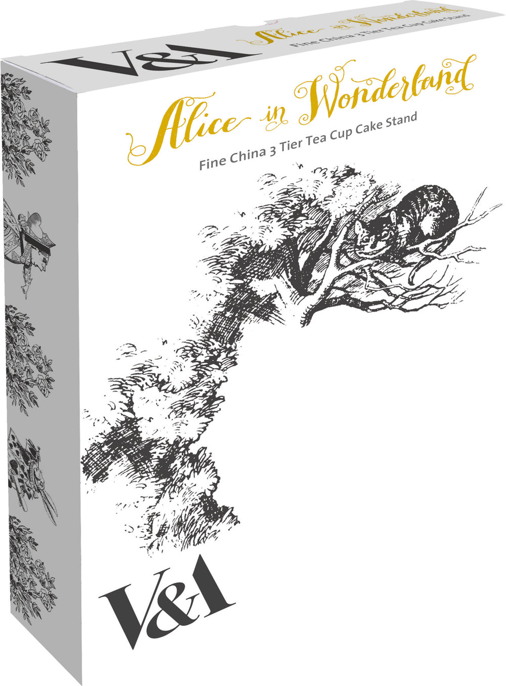 Victoria And Albert Alice In Wonderland 3 Tier Cake Stand