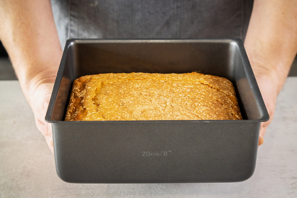 MasterClass Non-Stick Loose Base Deep Cake Pan, 20cm