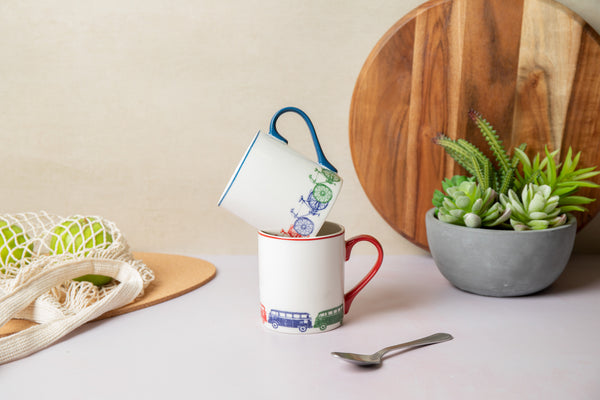 Mikasa Camper Van Straight-Sided Porcelain Mug, 280ml image 5