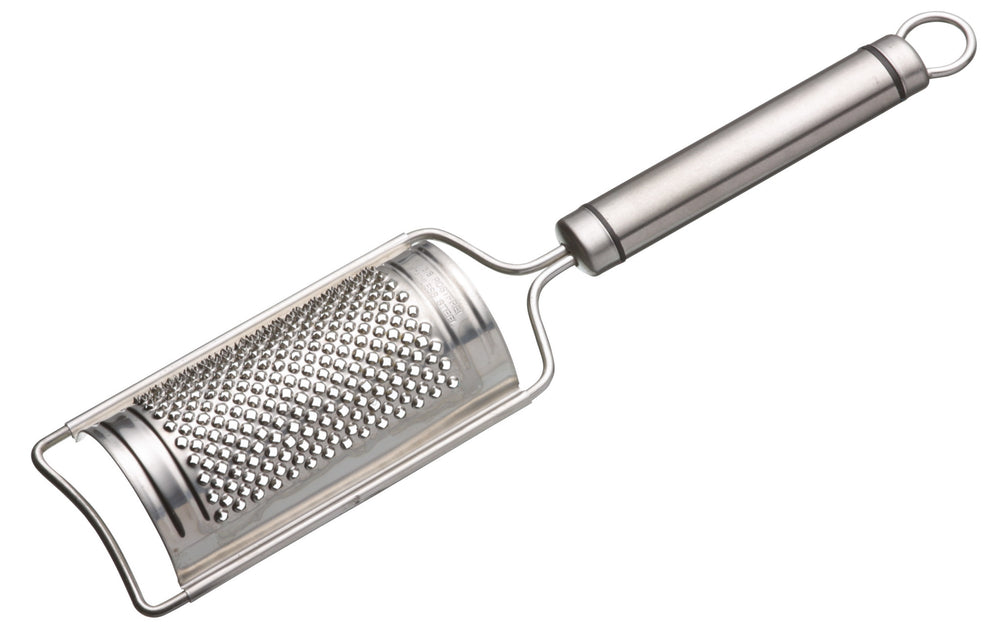 KitchenCraft Oval Handled Professional Stainless Steel Curved Grater