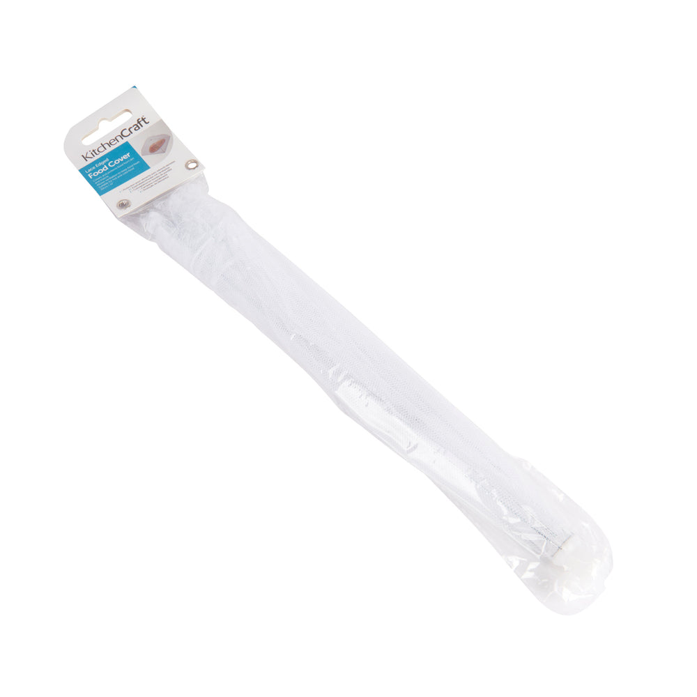 KitchenCraft 30cm White Umbrella Food Cover