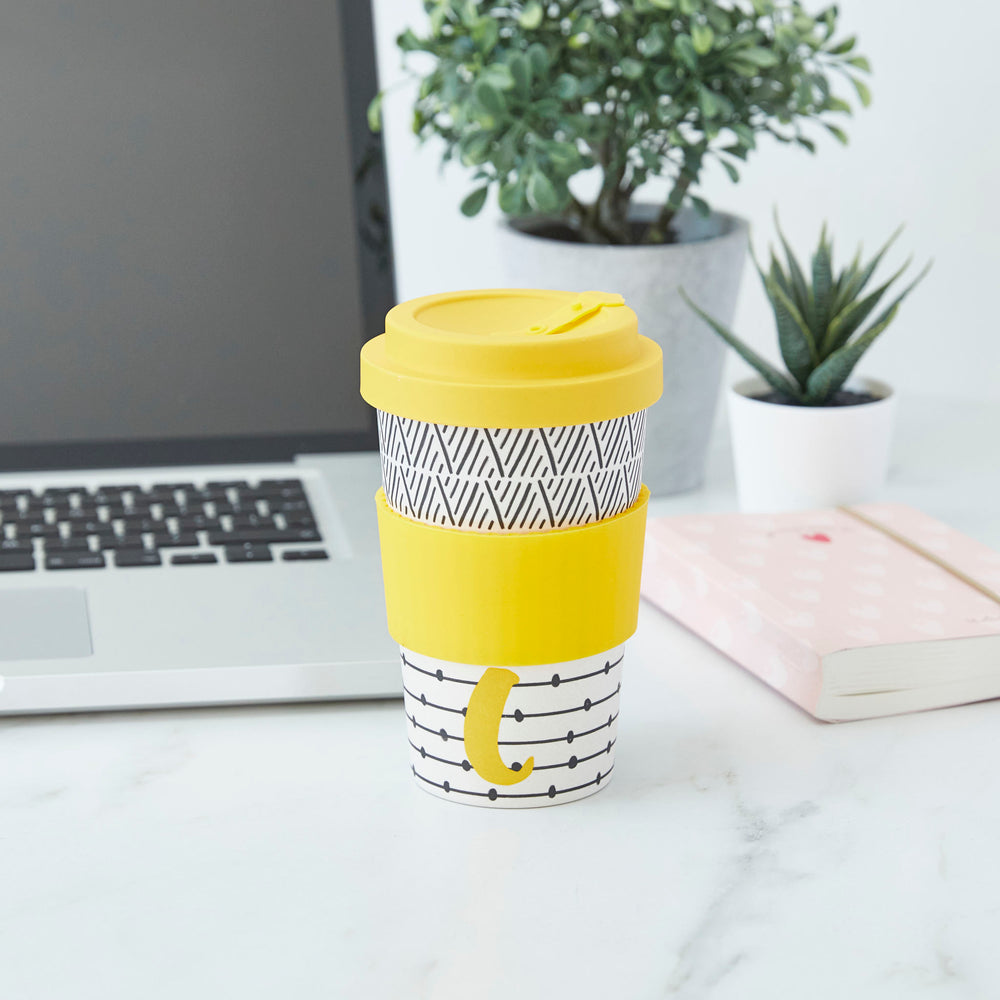 KitchenCraft 410ml Bamboo A to Z Letter 