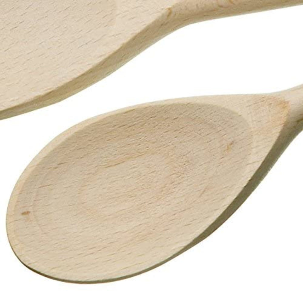 KitchenCraft Set of Three Beech Wood Spoons