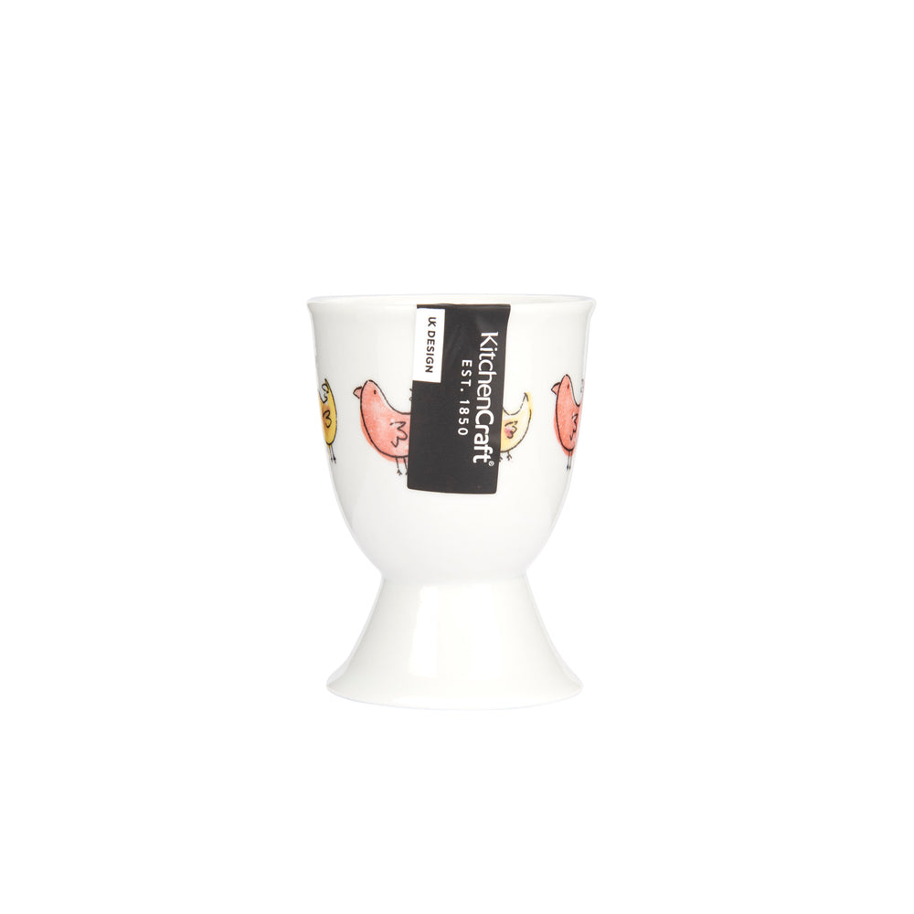 KitchenCraft Chicks Porcelain Egg Cup