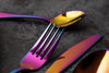 Mikasa Iridescent Cutlery Set in Gift Box, Stainless Steel, 16 Pieces (Service for 4)