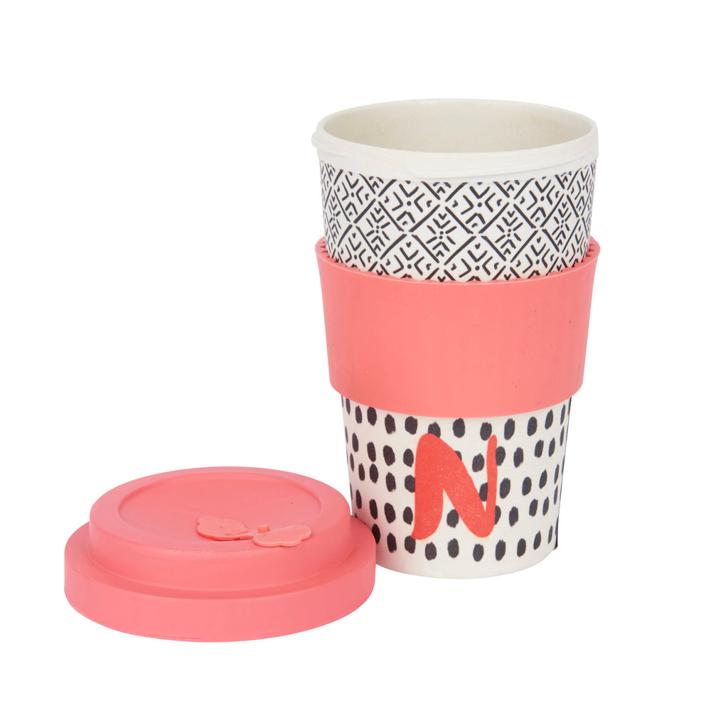 KitchenCraft 410ml Bamboo A to Z Letter 