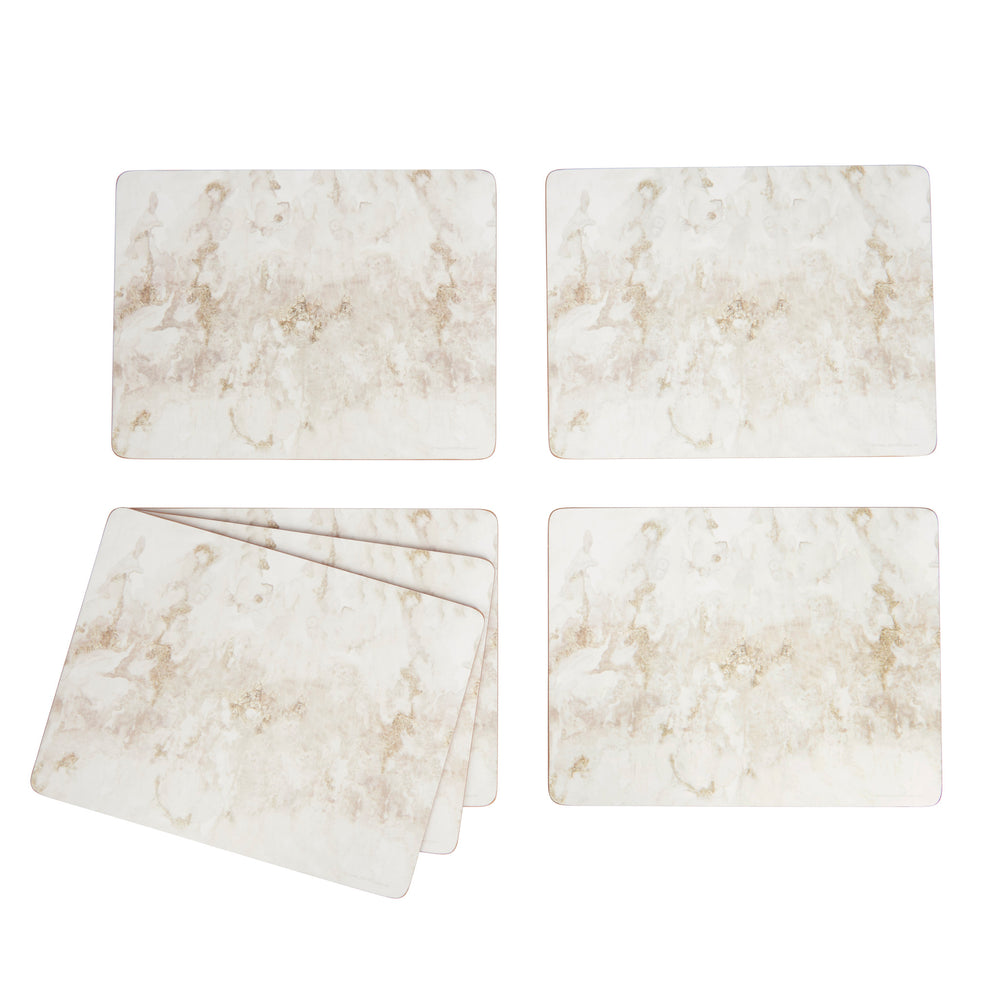 Creative Tops Grey Marble Pack Of 4 Premium Placemats