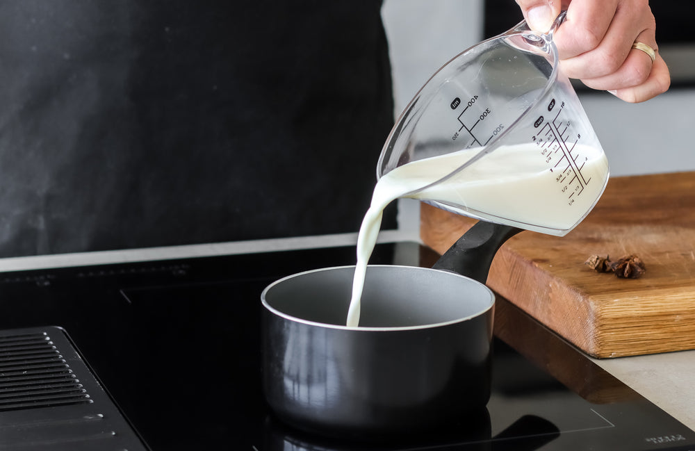 MasterClass Can-to-Pan 14cm Non-Stick Milk Pan for Induction Hob, Recycled Aluminium