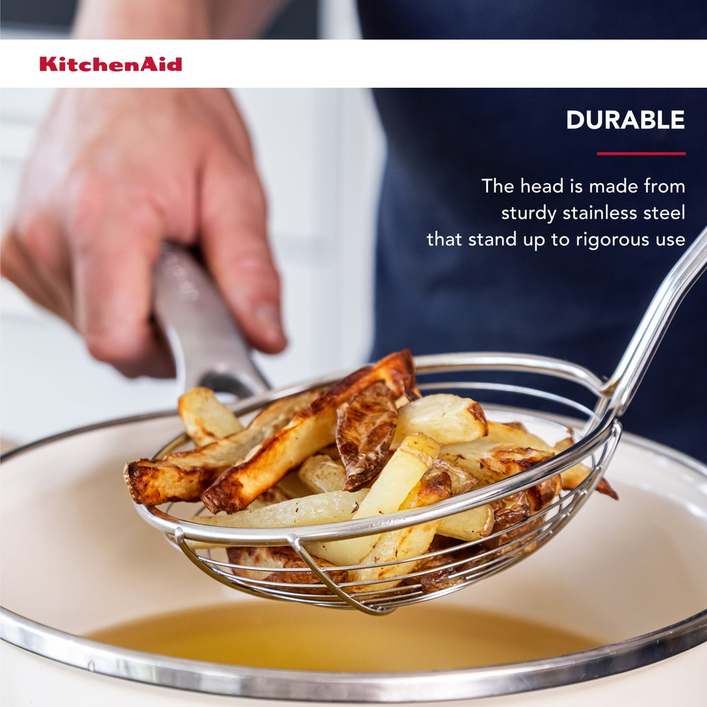 KitchenAid Soft Grip Skimmer - Charcoal Grey