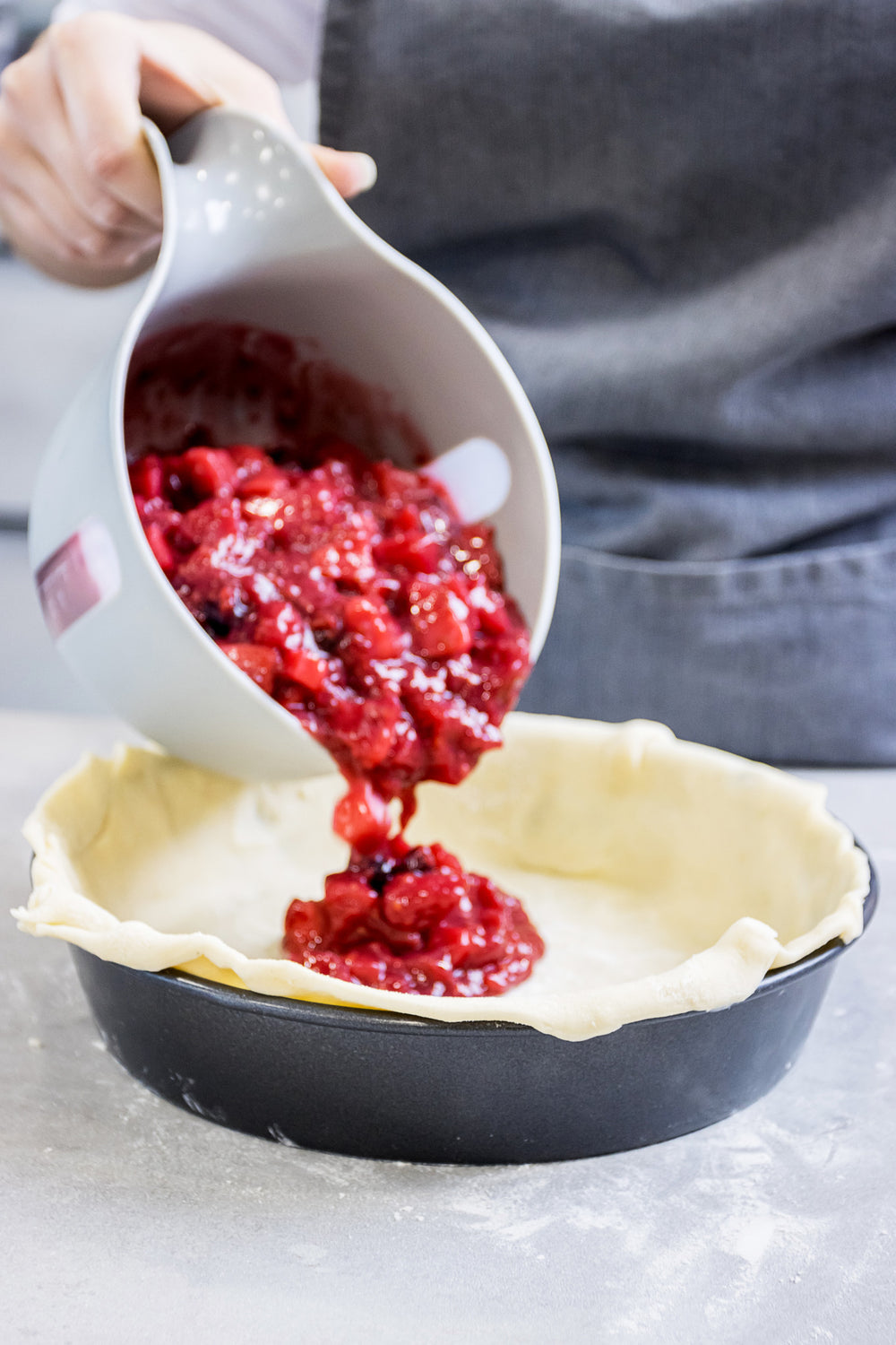 MasterClass Non-Stick Deep Pie Pan, 23cm