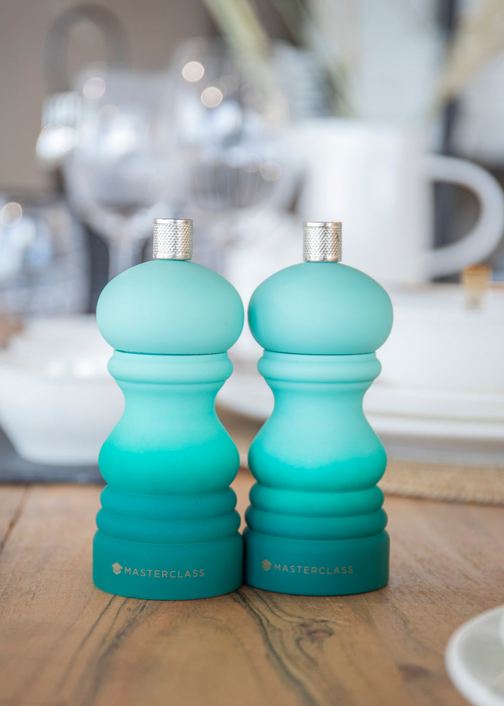 MasterClass Salt or Pepper Mill (12cm) - Green Ombre