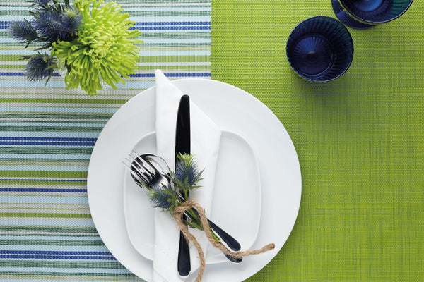 KitchenCraft Woven Green Stripe Placemat image 2