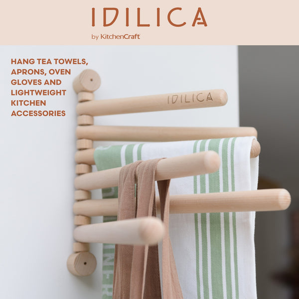 KitchenCraft Idilica Beechwood Wall Rack image 11