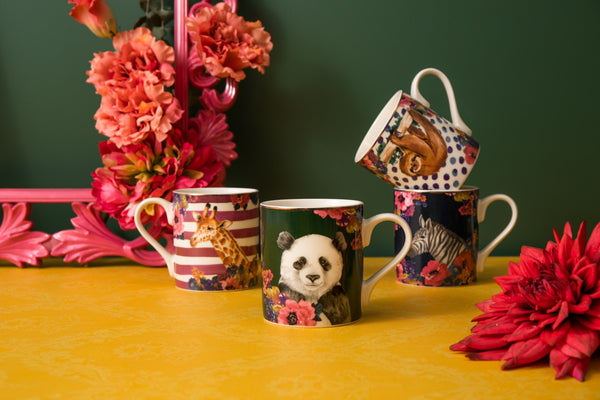 Mikasa Wild at Heart Panda Print Porcelain Mug, 280ml image 4