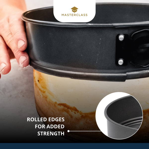 MasterClass Non-Stick Loose Base Springform Cake Pan, 20cm image 12