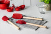 KitchenAid 3pc Birchwood Baking Set with Pastry Brush, Spoon Spatula and Mixer Spatula image 4