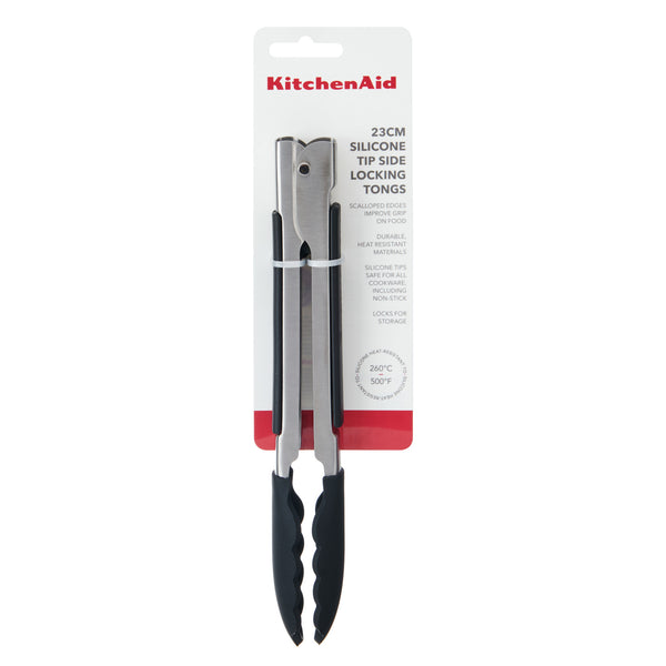 KitchenAid Silicone-Tipped Side-Locking Tongs, 23cm image 4