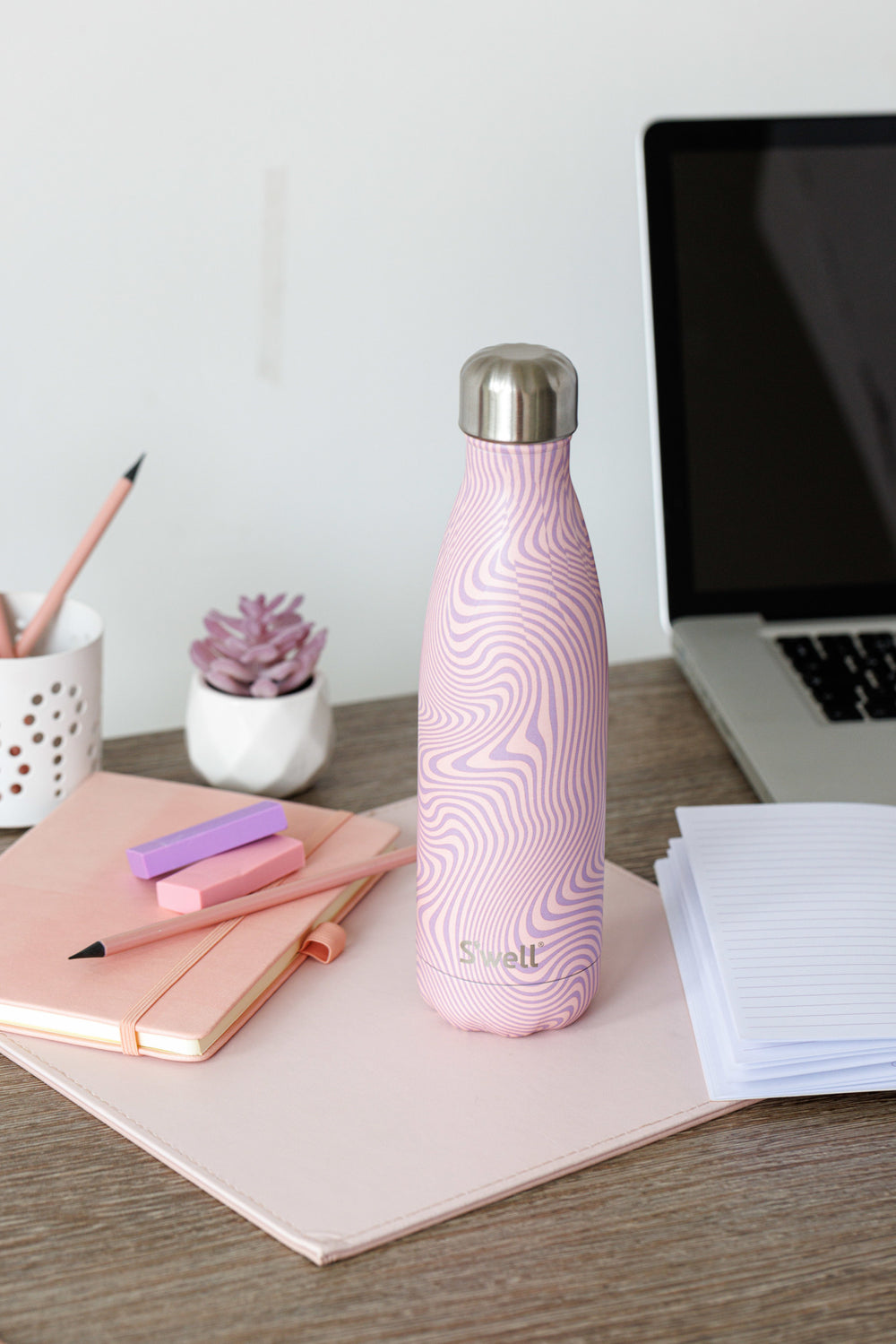 S'well Lavender Swirl Drinks Bottle, 500ml