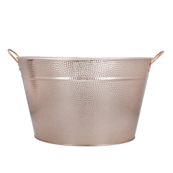 BarCraft Large Copper Champagne Bucket, Steel image 3