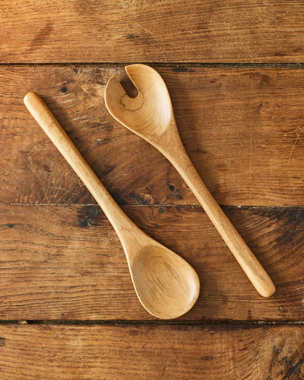 Jamie Oliver Big Love Serving Spoon Set, Mango Wood, Set of 2