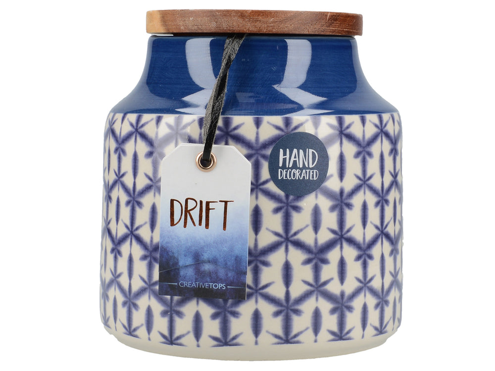 Mikasa Drift Storage Jar Blue