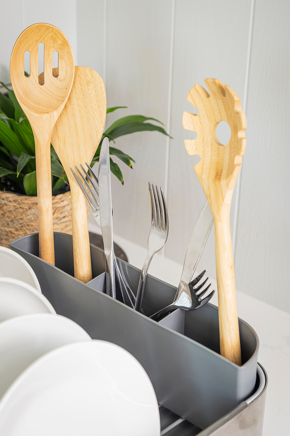 KitchenAid Compact Dish-Drying Rack - Charcoal Grey