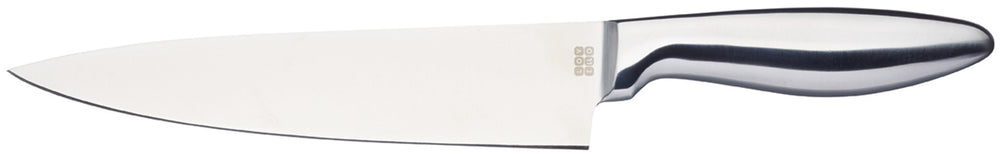 Lovello Retro 5-Piece Vanilla Cream Stainless Steel Knife Set and Knife Block