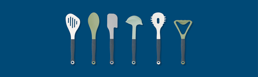 Colourworks Classics Grey Silicone Spatula with Soft Touch Handle