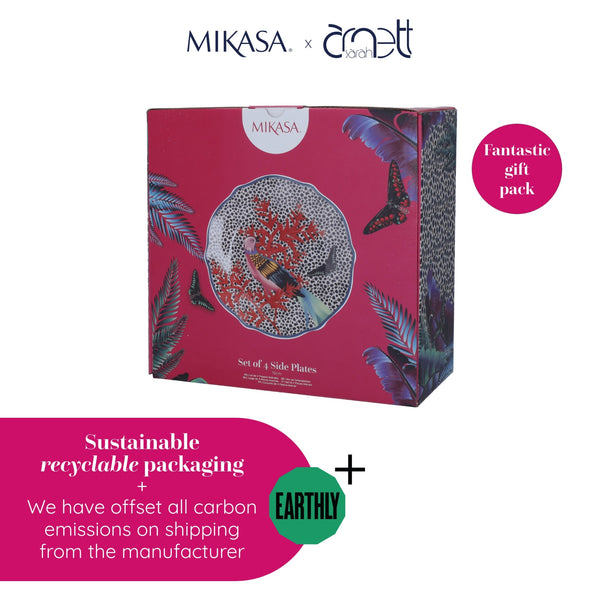 Mikasa x Sarah Arnett Porcelain Side Plate, Set of 4, 19cm image 12