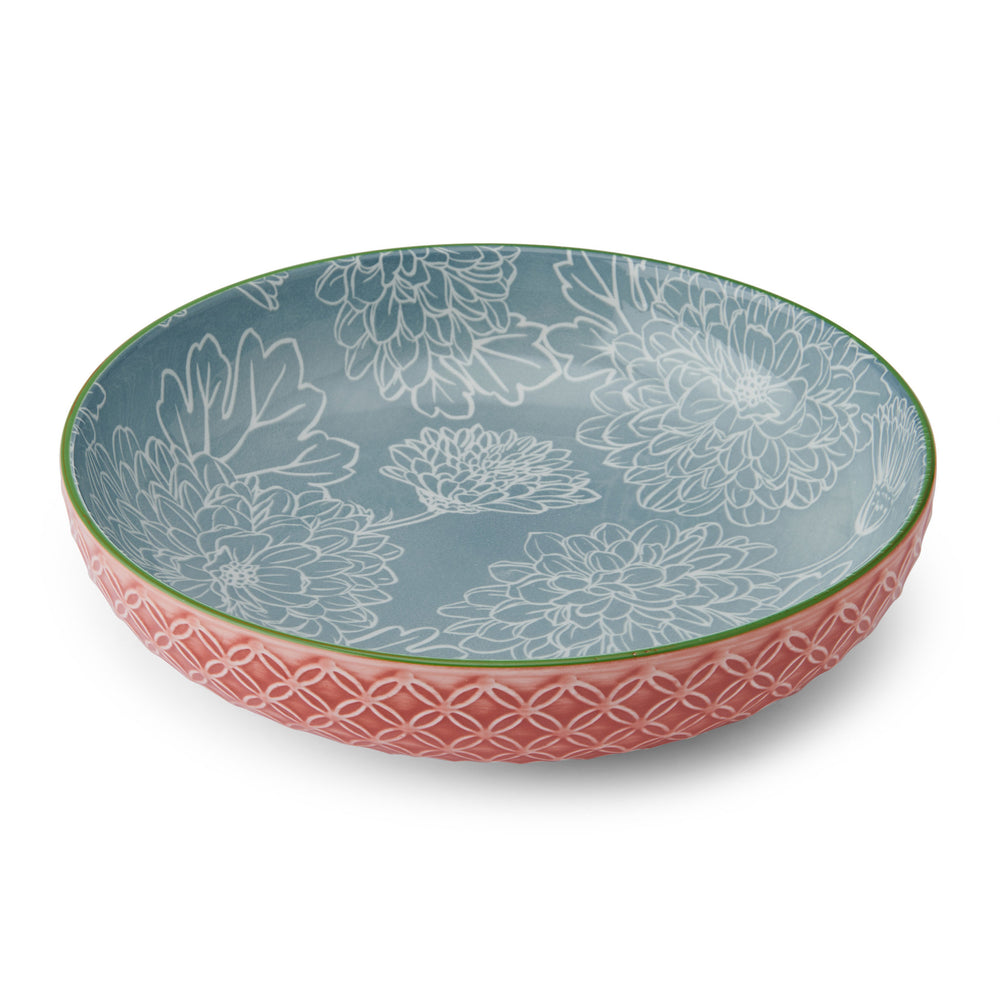 Mikasa Leaf & Geometric Stoneware Bowl, 21 cm image 1