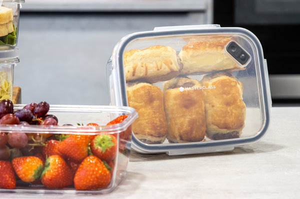 MasterClass Eco-Snap 800ml Recycled Plastic Food Storage Container - Rectangular image 4