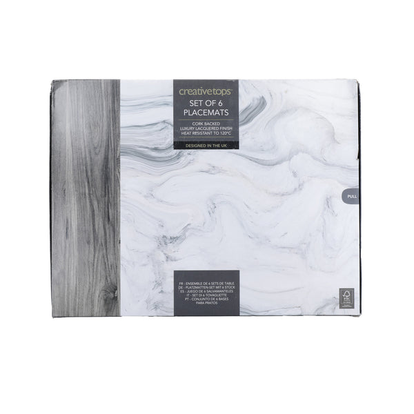 Creative Tops Marble Pack Of 6 Placemats image 3