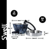 S'well Azurite Marble Salad Bowl Kit, 1.9L image 5