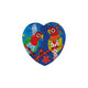 2pc Fan Club Tea Set with Cotton Tea Towel and Ceramic Coaster - Love Hearts