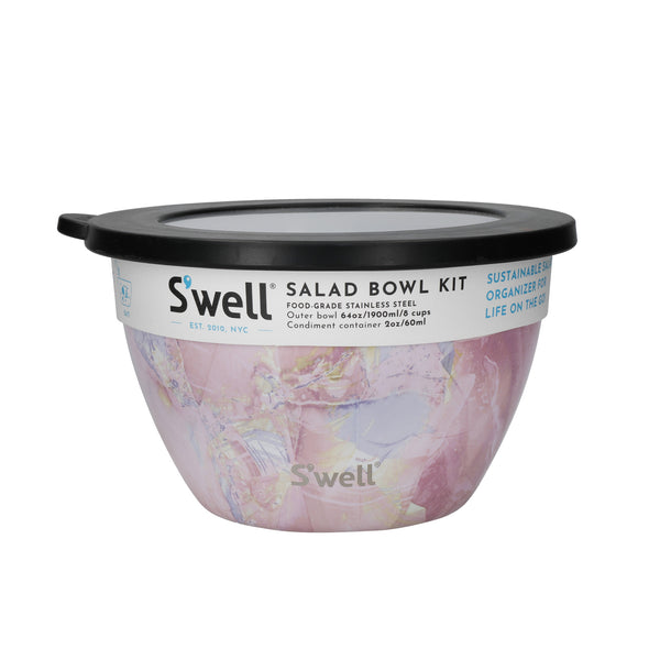 S'well Geode Rose Salad Bowl Kit, 1.9L image 4