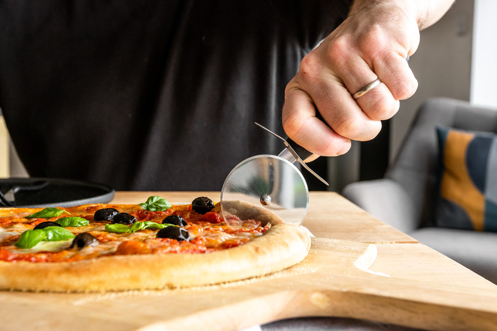 KitchenCraft Nylon Handled Stainless Steel Pizza Cutter