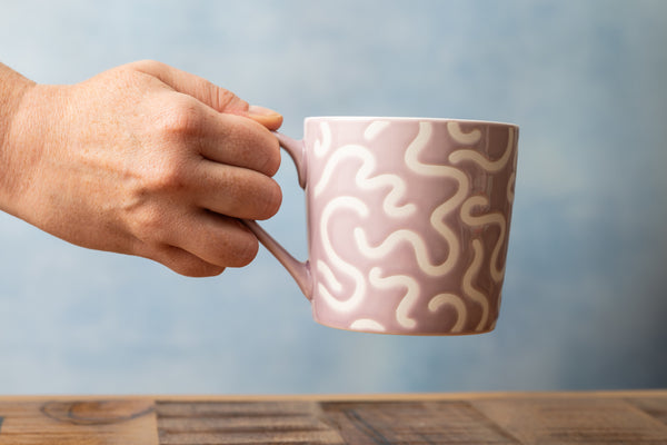 Mikasa Textured Purple Swirl Mug, 360ML image 7