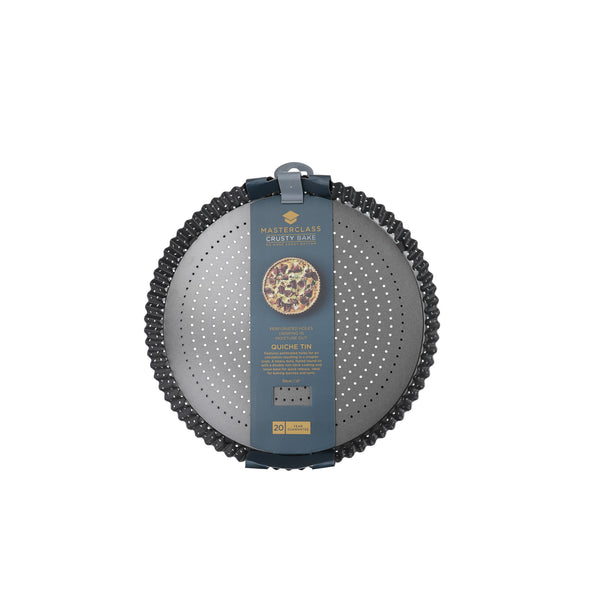 MasterClass Crusty Bake Non-stick Fluted Round Quiche Tin, 30cm image 4