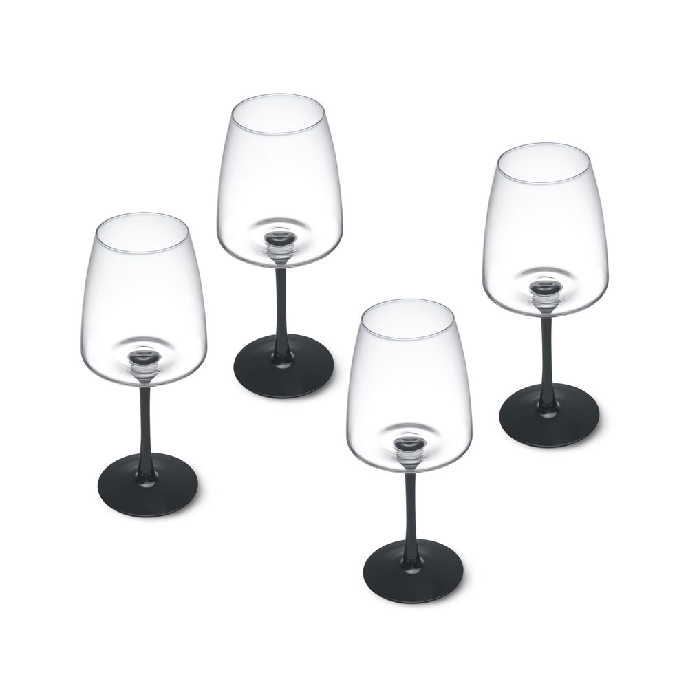 Mikasa Palermo Crystal White Wine Glasses, Set of 4, 400ml